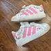 Adidas Shoes | Adidas X Disney Minnie Mouse Grand Court Trainers Sneakers Baby Toddler Sz 7 | Color: Pink/White | Size: 7bb