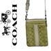Coach Bags | Coach Classic Signature Crossbody Messenger Bag, Lime Green | Color: Green/White | Size: Os