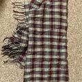 J. Crew Accessories | J. Crew Long Plaid Scarf, Red Blueish Black Green White With Fringe | Color: Black/Blue/Green/Red/White | Size: Os