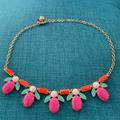 Kate Spade Jewelry | Kate Spade Vibrant Ladybug Necklace | Color: Gold/Orange/Pink/Red | Size: Os