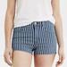 American Eagle Outfitters Shorts | American Eagle Outfitters Striped Denim Mom Shorts In Blue/White | Color: Blue/White | Size: 6