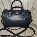 Coach Bags | Coach Leather Navy Blue Purse Handbag | Color: Blue | Size: Os