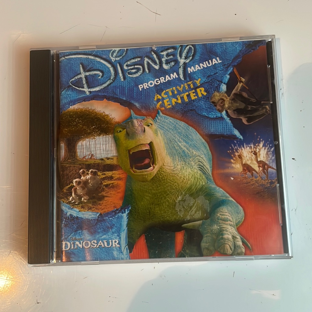 Disney Media | Disney’s Dinosaur Activity Center Pc Cd Rom | Color: Blue/Green | Size: Os