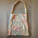 Free People Bags | Free People Gauze Tote Bag. In Euc! | Color: Black/Pink | Size: Os