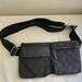 Gucci Bags | Gucci Belt Gg Waist Belt Black Canvas Cross Body Bag | Color: Black | Size: Os