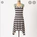 Anthropologie Dresses | Anthropologie Hwr Navy Blue Striped Dress, S. | Color: Blue/White | Size: S