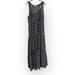 Anthropologie Dresses | Anthropologie Lil Silk Tiered Maxi Dress | Color: Black/White | Size: 10