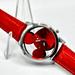 Disney Accessories | Disney Mickey Mouse Silhoutte Womens Watch 7316g Working New Battery | Color: Red | Size: Os