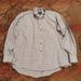 Burberry Shirts | Burberry Micro Check Button Down Shirt, Large | Color: Cream | Size: L