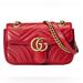 Gucci Bags | Gucci Gg Marmont Mini Shoulder Bag Red | Color: Red | Size: Os