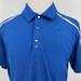 Adidas Shirts | Adidas Men's Golf Polo Shirt M Medium Solid Blue Short Sleeve | Color: Blue | Size: M