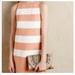 Anthropologie Dresses | Anthropologie 4c Peach And White Striped Tweed Dress | Color: Orange/White | Size: 8