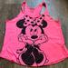 Disney Tops | Disney Minnie Mouse Tank Top, Size Xxl | Color: Pink | Size: Xxl