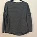 Lululemon Athletica Tops | Dark Gray Striped Lululemon Top - 4 | Color: Gray/White | Size: 4