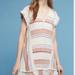 Anthropologie Dresses | Anthropologie Holding Horses Summery Boho Short Sleeve Stripe Dress Xl | Color: Blue/Cream | Size: Xl