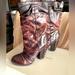 Jessica Simpson Shoes | Brown Faux Leather Jessica Simpson Heeled Boots, 8 | Color: Brown | Size: 8