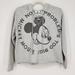 Disney Tops | Disney World Parks Mickey Mouse Hoodie Sweatshirt Xs No Problems Too Big Gray | Color: Gray | Size: Xs