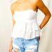 Free People Tops | Free People Adella Corset Cami Lace Strapless Bridal Top Nwt | Color: White | Size: Various