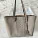 Michael Kors Bags | Michael Kors Large Saffiano Leather Tote | Color: Gray/Silver | Size: Os