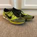 Nike Shoes | Nike Flyknit Racer Road Running Shoes - Size 10 Men’s Neon Green/Black | Color: Green | Size: 10