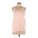 Nike Active Tank Top: Pink Activewear - Women's Size Large