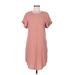 Shein Casual Dress - Shift: Pink Print Dresses - Women's Size Medium