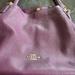 Coach Bags | Eggplant/Purple Gold Accents Leather Coach.Shoulder Bag. Great Condition | Color: Gold/Purple | Size: Os