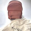 Coach Bags | New Authentic Coach Pebble Leather Campus Backpack. | Color: Pink | Size: Os