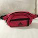 Adidas Bags | Adidas Unisex Fanny Pack Adjustable Strap | Color: Black/Red | Size: Os