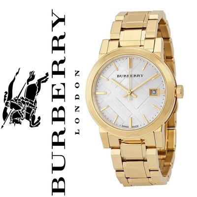 Burberry Accessories | Burberry White Dial Gold-Tone Unisex Watch Bu9103 | Color: Gold | Size: Os