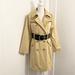 Anthropologie Jackets & Coats | Carmen Sandiego Anthro Yellow Gold Waterproof Military Style Trench Coat Size M | Color: Black/Yellow | Size: M