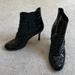 Kate Spade Shoes | Kate Spade Black Patent Leather Croc Embossed Ankle Boots Sz. 8 | Color: Black | Size: 8