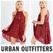 Urban Outfitters Dresses | Kimchi Blue Brick Red Floral “Florence” Babydoll Dress { Urban Outfitters } | Color: Red | Size: M