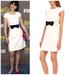 Kate Spade Dresses | Kate Spade White Ivory Stretch Crepe Bow Dress Size 6 | Color: Black/Cream | Size: 6