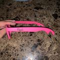 Pink Victoria's Secret Accessories | Hot Pink Pink By Victoria’s Secret Bottle Opening Sun Glasses!! | Color: Black/Pink | Size: Os