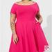 Torrid Dresses | 2 Pink Skater Dresses From Torrid For The Price Of 1! Worn Once! Think Barbie!!! | Color: Pink | Size: 18w