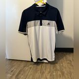 Adidas Shirts | Adidas Polo | Color: Blue/Gray/White | Size: M