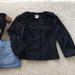 Anthropologie Jackets & Coats | Anthropologie Black Petal Collar Jacket | Color: Black | Size: 2