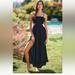 Anthropologie Dresses | Anthropologie Maaji Obsidian Francesca Long Dress | Color: Black | Size: L