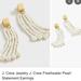 J. Crew Jewelry | J.Crew Freshwater Pearl Statement Dangle Earrings In Pearl Gold Plated | Color: Gold/White | Size: Os