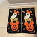 Disney Holiday | Disney Boo Embroidered Towel Set Of Two For Your Halloween Treat | Color: Black/Orange | Size: Os
