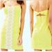 Lilly Pulitzer Dresses | Lilly Pulitzer Shelli Stretch Dress | Color: White/Yellow | Size: 4