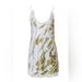 Free People Dresses | Free People Mini Slip Dress | Color: Gold/White | Size: S