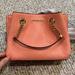 Michael Kors Bags | Michael Kors Teagen Small Pebbled Leather Messenger Bag 35s0gxzm1l Peach | Color: Pink | Size: Os