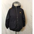 Adidas Jackets & Coats | Adidas Vintage Y2k Fleece/Nylon Reversible Windbreaker Jacket | Color: Black/Gray | Size: L