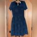 Lularoe Dresses | Brocade Teal Lularoe Amelia, Size Xl. Hacci Fabric. | Color: Blue/Green | Size: Xl