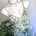Anthropologie Tops | F L O W E R S :: Anthro Cottagecore Floral Scalloped Camisole Top | Color: Cream/Green | Size: Xs