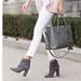 J. Crew Shoes | Guc J.Crew Adele Suede Ankle Boots - Heron Grey - Sz 10 | Color: Gray | Size: 10