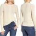 J. Crew Sweaters | J. Crew Wool Bell Sleeve Cable Knit Sweater | Color: Cream | Size: Xs