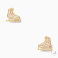 Kate Spade Jewelry | Kate Spade Snow Day Ice Skate Stud Earrings | Color: Gold | Size: Os